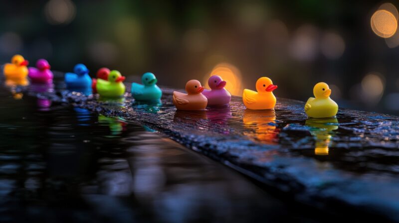 Ducks in a row.