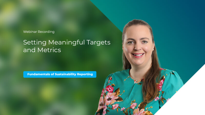Setting Meaningful Sustainability Targets for your Business at Moore Australia